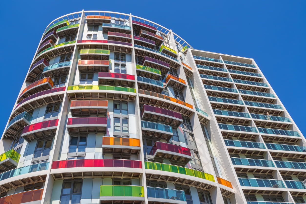 block of apartments for investing